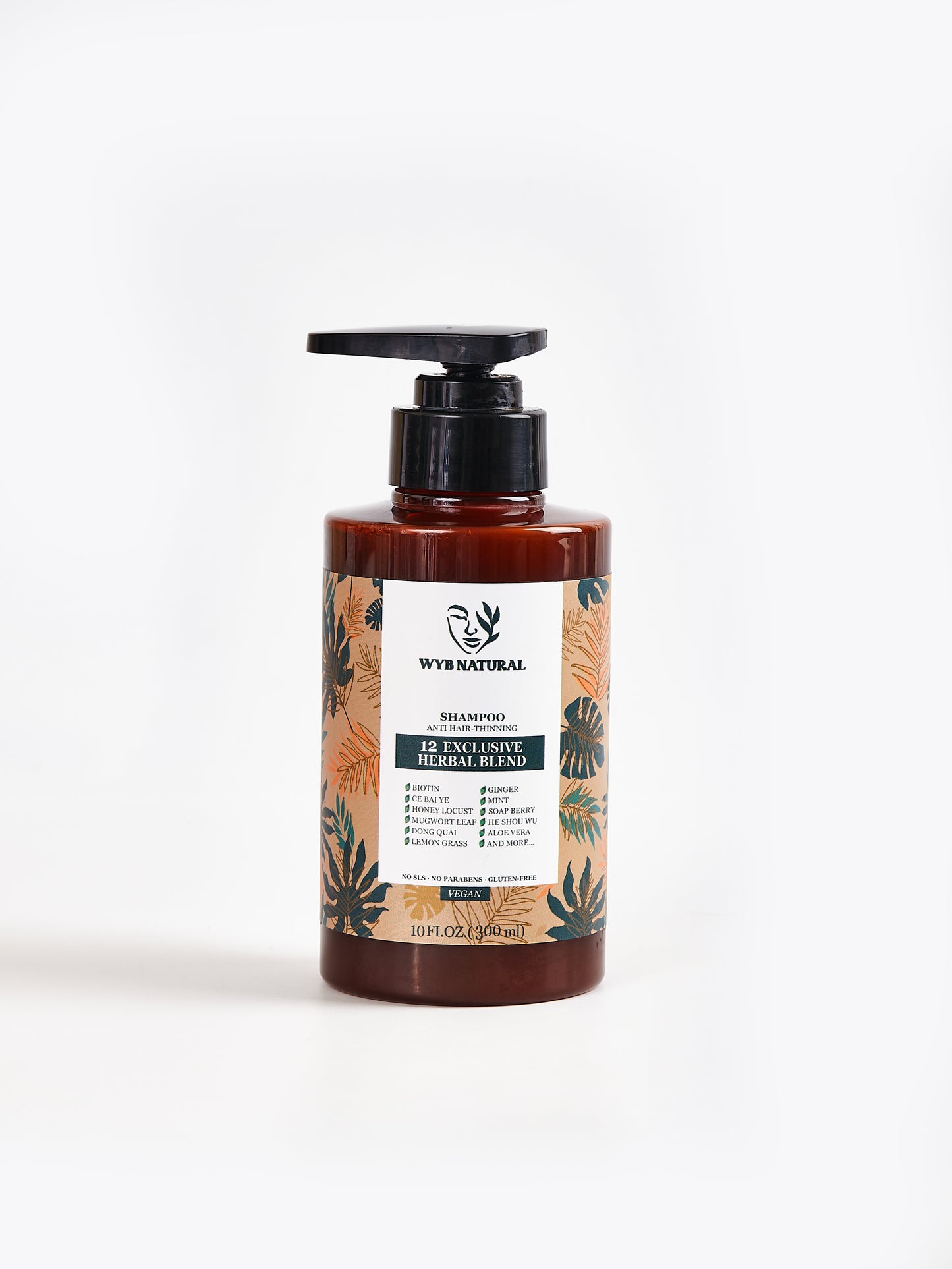 WYB NATURAL Anti-Thinning Biotin Shampoo with 12 Exclusive Herbal Blend