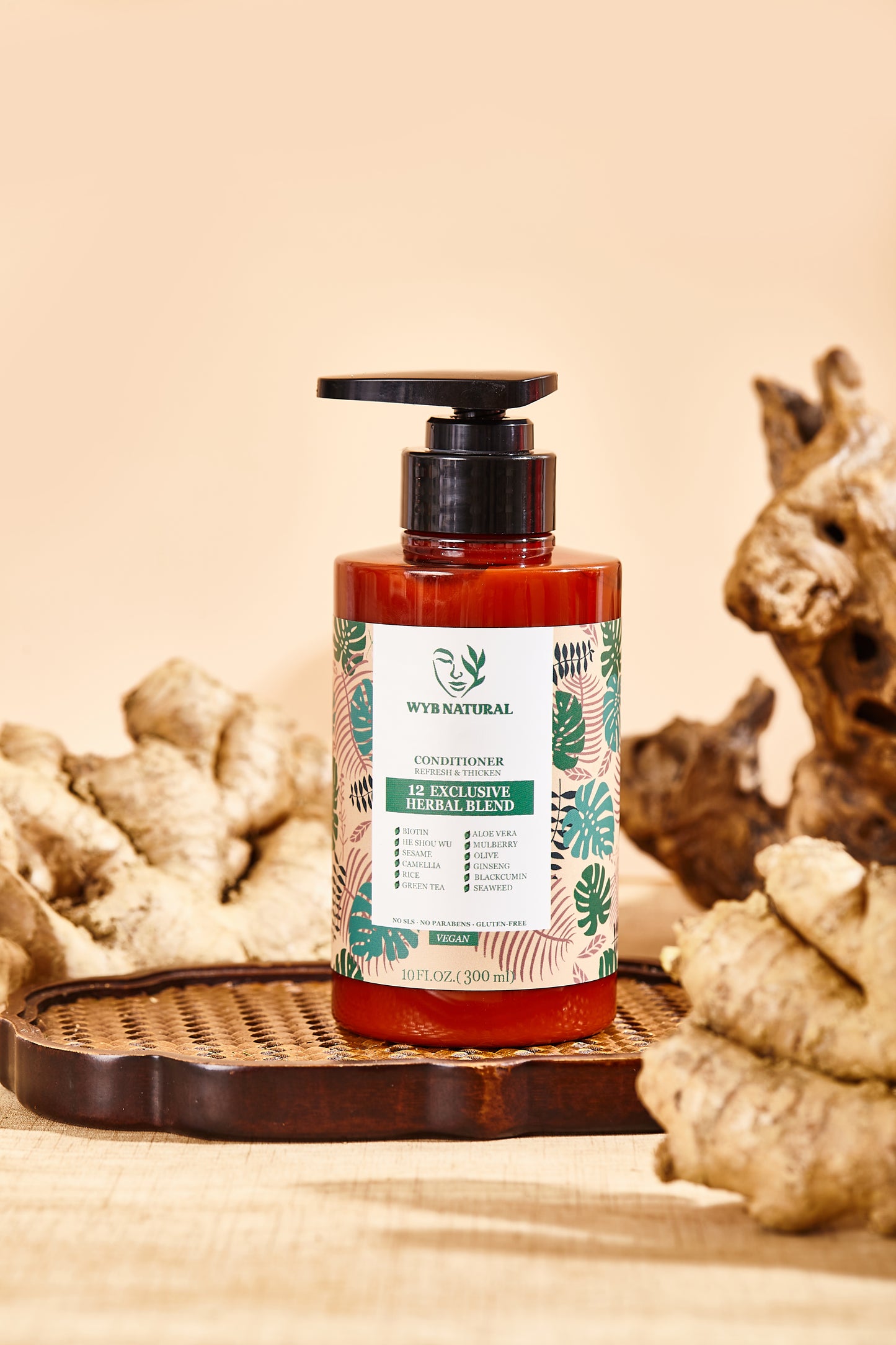 WYB NATURAL Refresh and Thicken Biotin Conditioner with 12 Exclusive Herbal Blend