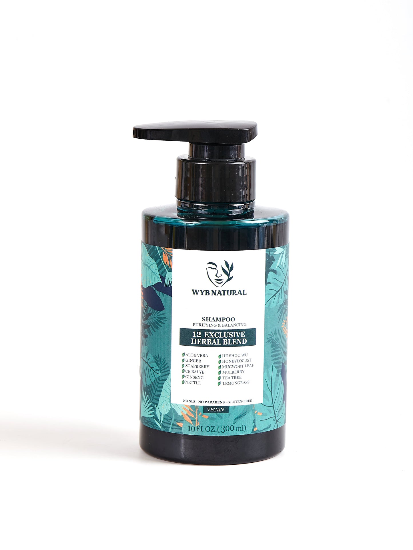 WYB NATURAL Deep Purifying Balancing Shampoo with 12 Exclusive Herbal Blend